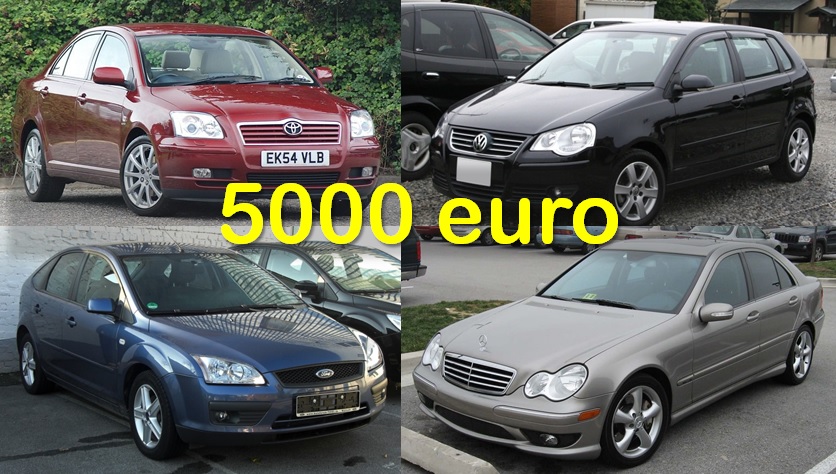 Care sunt cele mai bune masini pe care le poti cumpara cu 5000 euro?